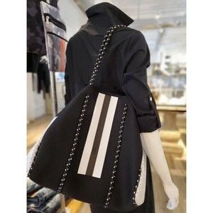 Parker & Hyde Neoprene Tote bag Black/White